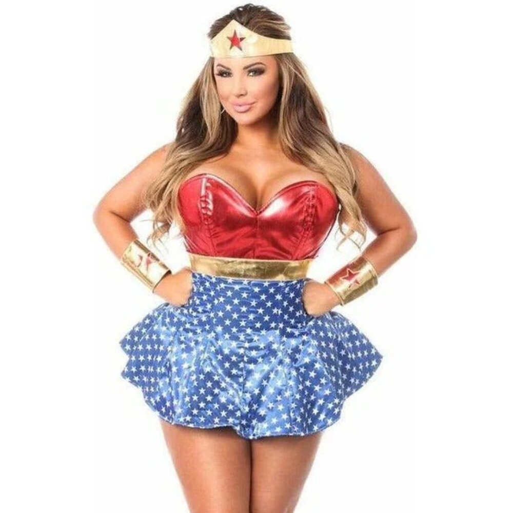 Super Hero Sexy Corset Costume